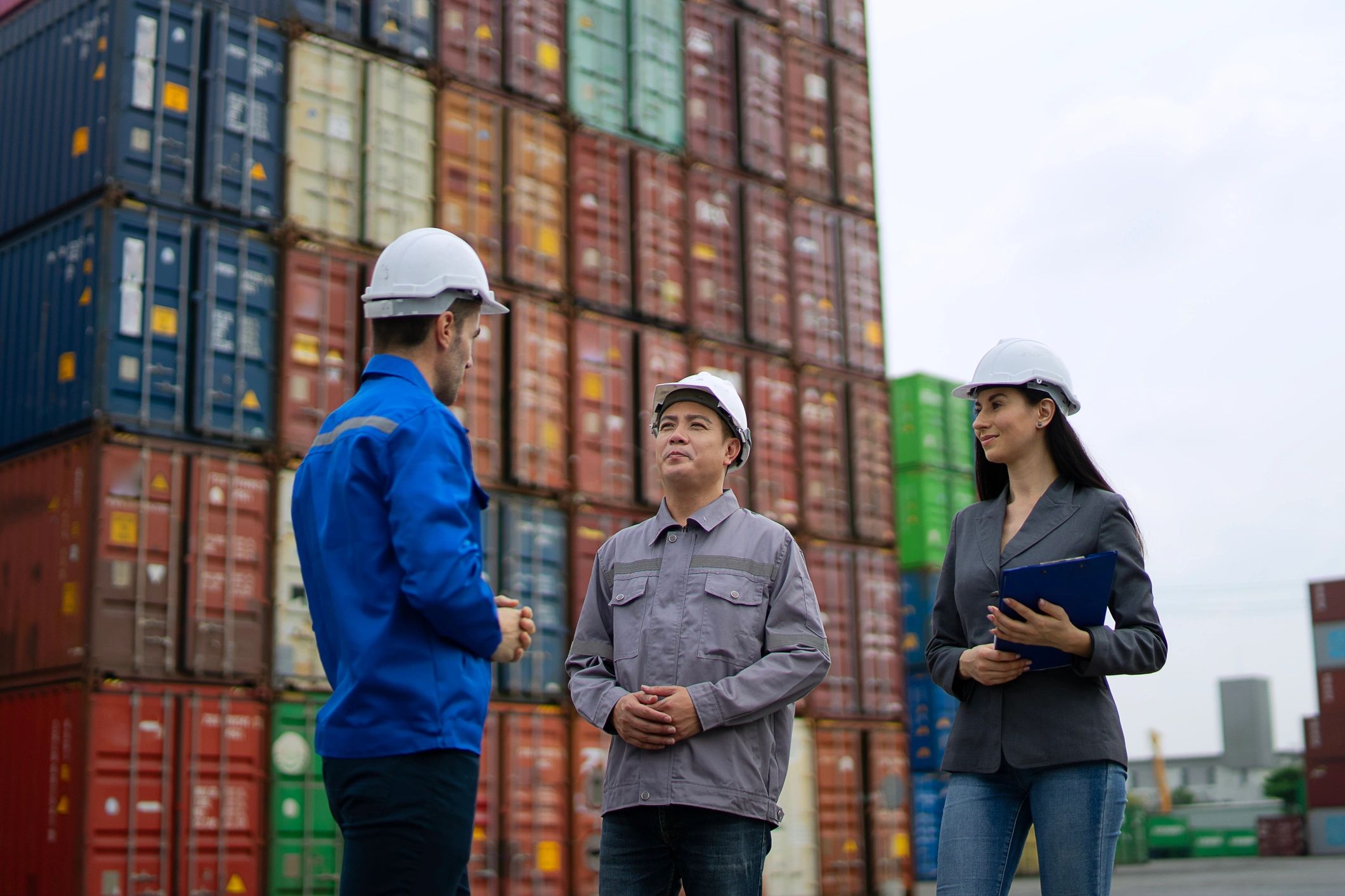 Warehouse and export operations supporting global apparel shipments